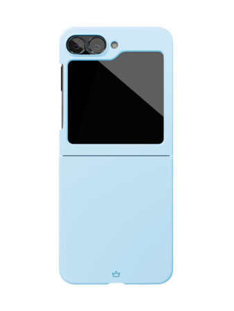 Чехол защитный VLP Flex Case для Samsung Z Flip 6/7 FE, голубой