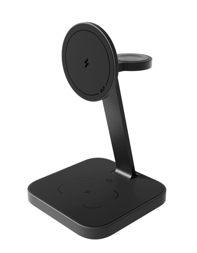 Wireless charger VLP Unity Power 3in1 for Samsung, graphite