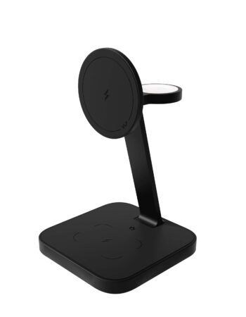 Беспроводное зарядное устройство VLP Unity Power 3in1 для Apple, черный титан