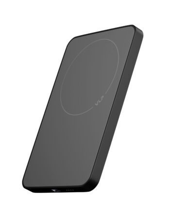 Аккумулятор внешний VLP Diamond Energy MagSafe, Qi2, 5000 mAh, USB-C, черный титан