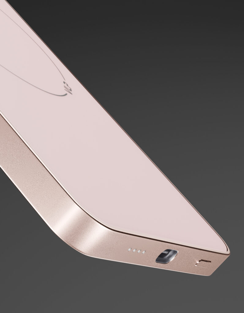 Powerbank VLP Diamond Energy MagSafe, qi2, 5000 mah, usb-c, dust titanium