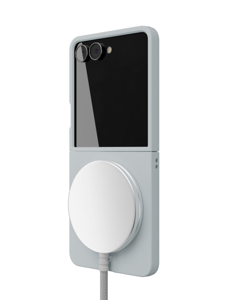 Case VLP Flex Case with MagSafe for Samsung Z Flip 7, steel gray