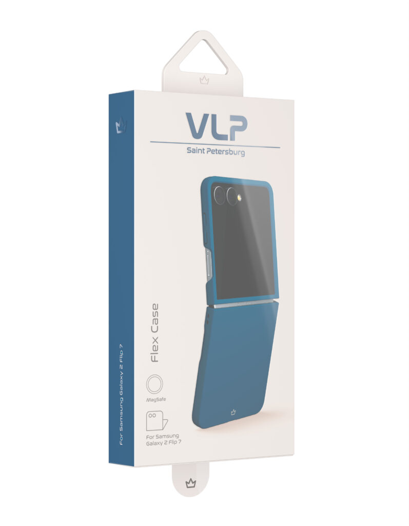 Case VLP Flex Case with MagSafe for Samsung Z Flip 7, dark blue
