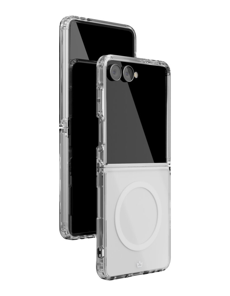 Case VLP Crystal Case with MagSafe for Samsung Z Flip 7, transparent