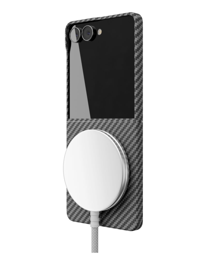 Case VLP Kevlar Case with MagSafe for Samsung Z Flip 7, black