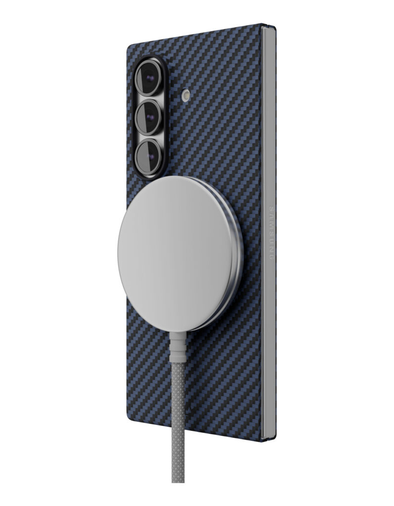 Case VLP Kevlar Case with MagSafe for Samsung Z Fold 7, dark blue