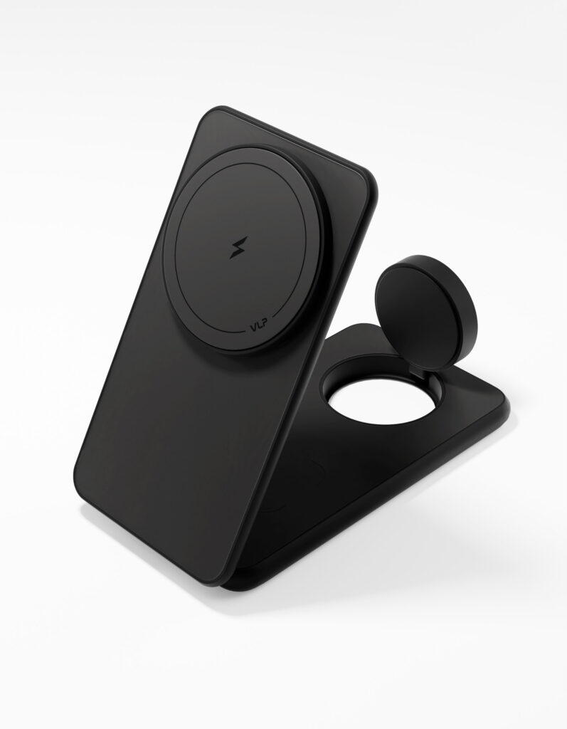 Wireless charger VLP Alum Power Pro for Samsung, black
