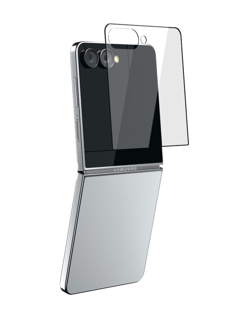 Protective glass 2.5D VLP Premium Shield for Samsung Z Flip 7 with black frame