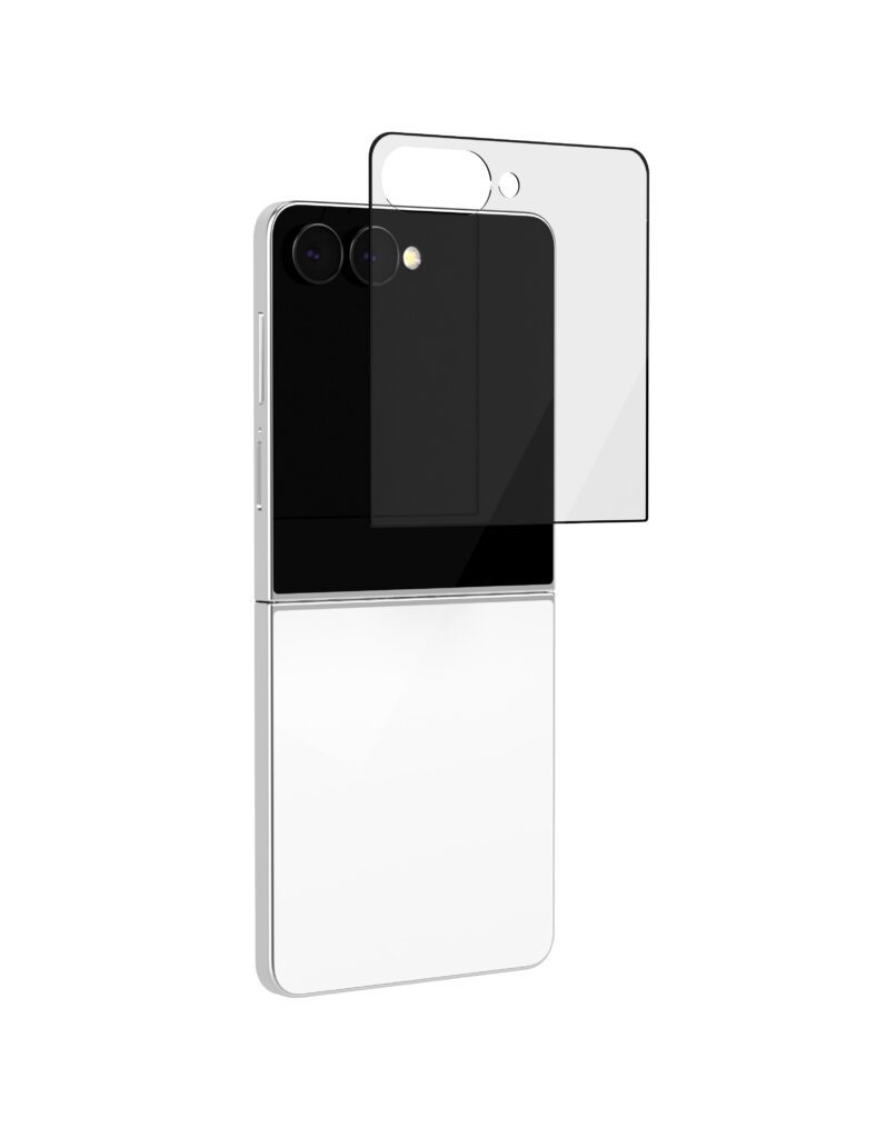 Protective glass 2.5D VLP Premium Shield for Samsung Z Flip 7 with black frame