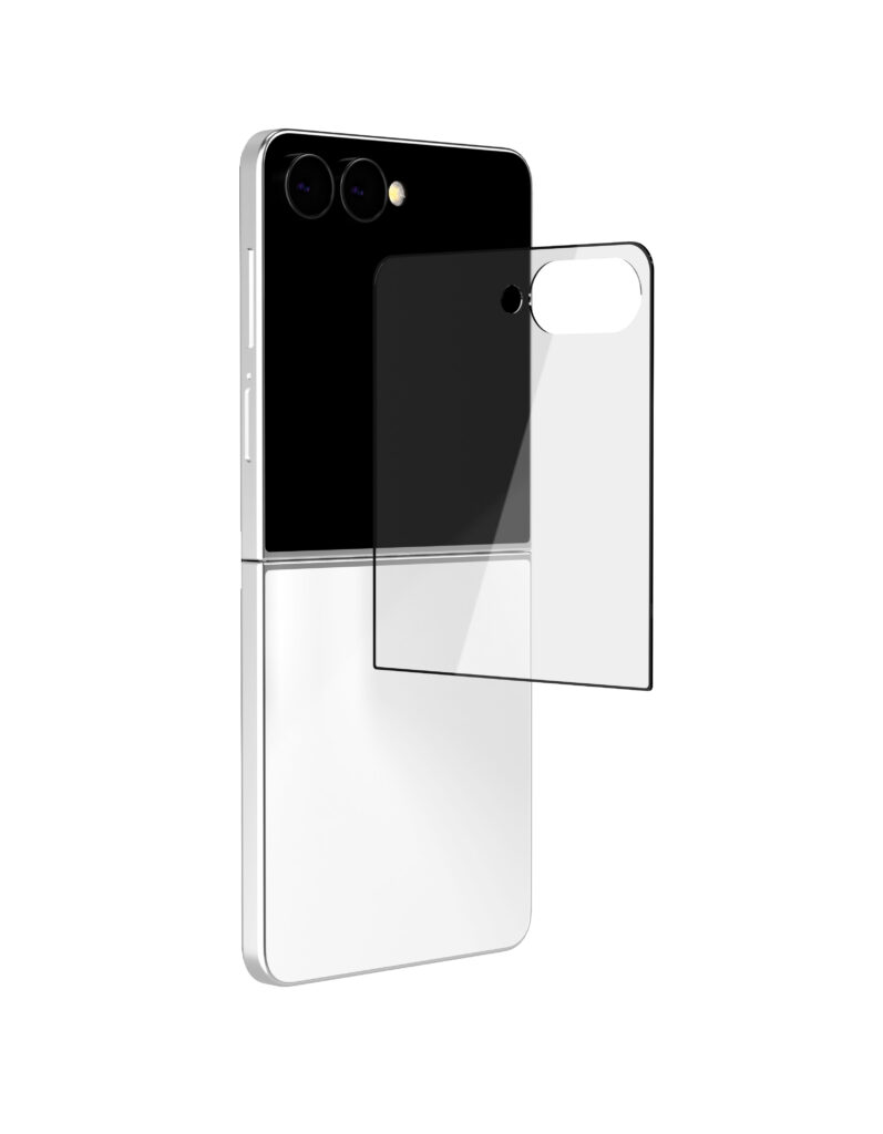 Protective glass 2.5D VLP Premium Shield for Samsung Z Flip 7 with black frame