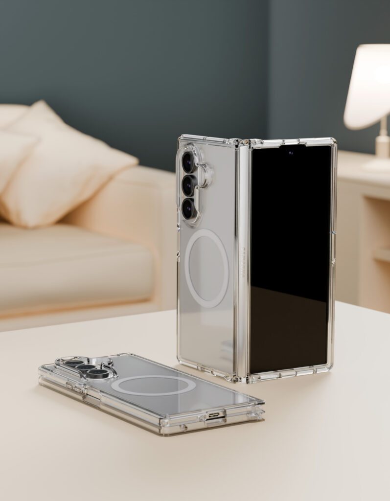 Case VLP Crystal Case with MagSafe for Samsung Z Fold 7, transparent