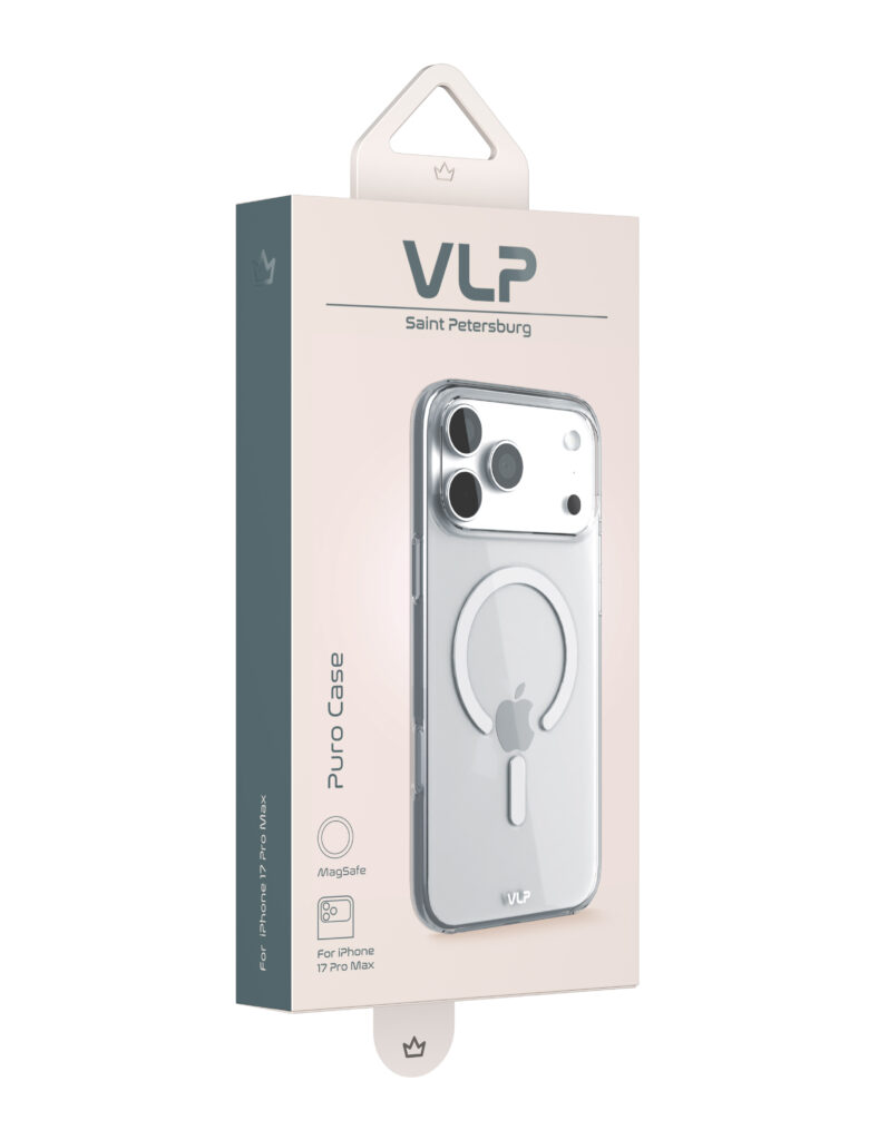 Case VLP Puro Case with MagSafe for iPhone 17 ProMax, transparent