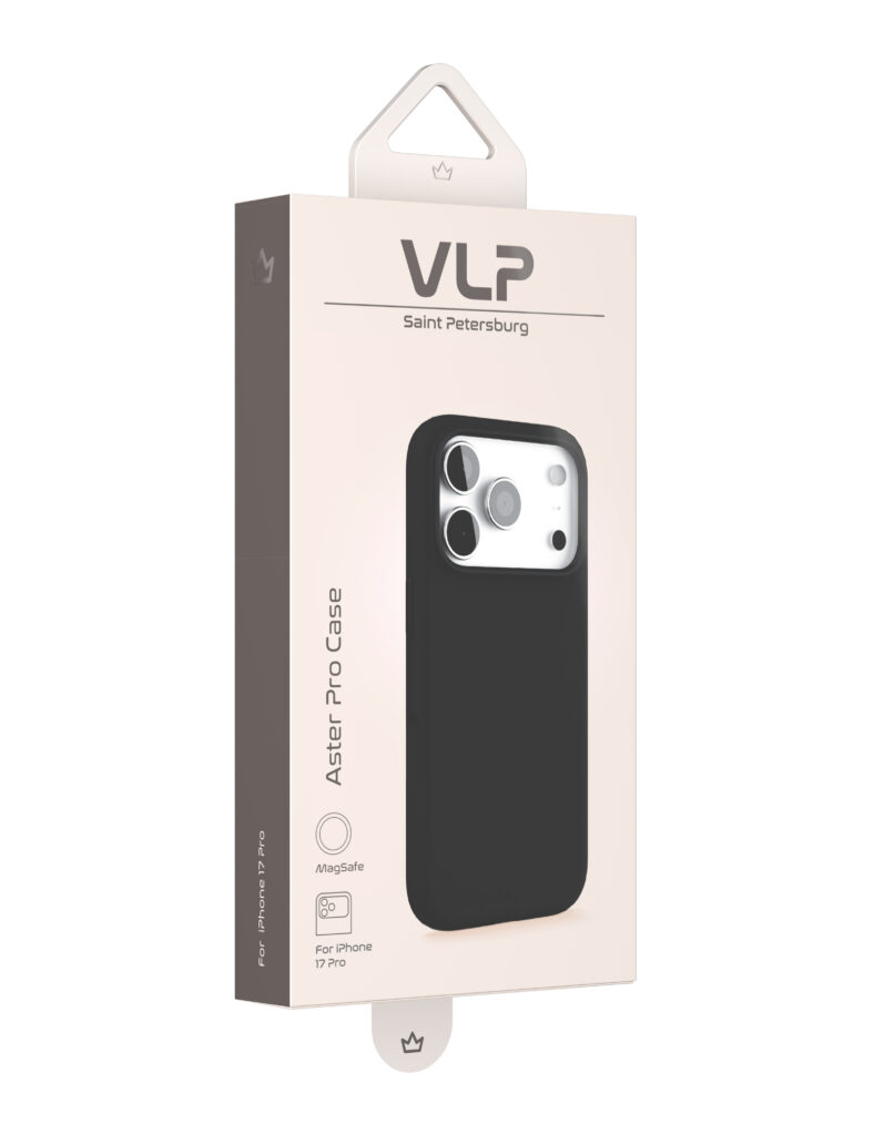 Case VLP Aster Pro Case with MagSafe for iPhone 17 Pro, black
