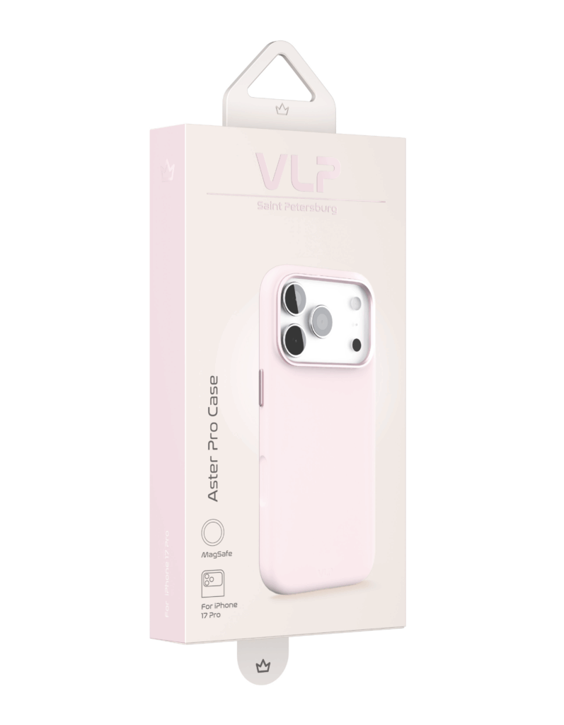 Case VLP Aster Pro Case with MagSafe for iPhone 17 Pro, pink