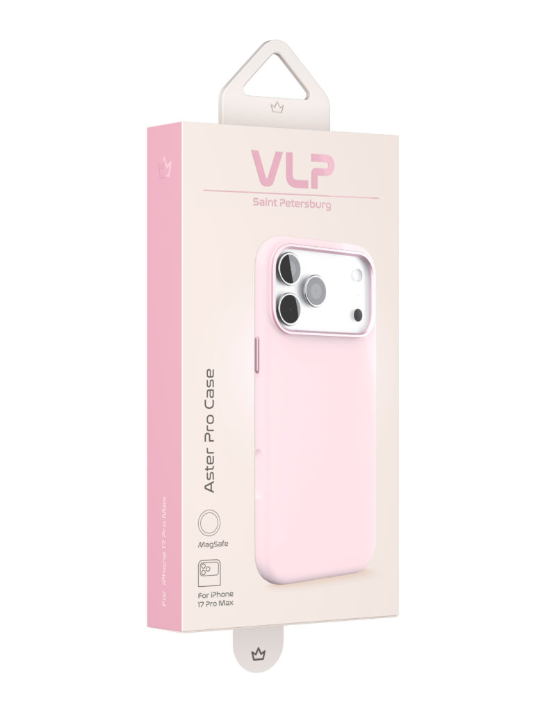 Case VLP Aster Pro Case with MagSafe for iPhone 17 ProMax, pink