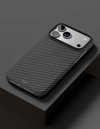 Чехол защитный VLP Kevlar Case с MagSafe для iPhone 17 ProMax, черный