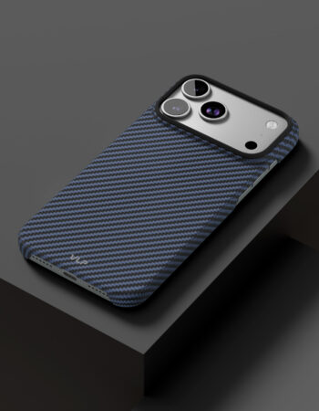 Чехол защитный VLP Kevlar Case с MagSafe для iPhone 17 ProMax, синий