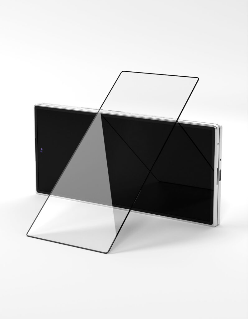 Protective glass 2.5D VLP Premium Shield for Samsung Z Fold 7 with black frame