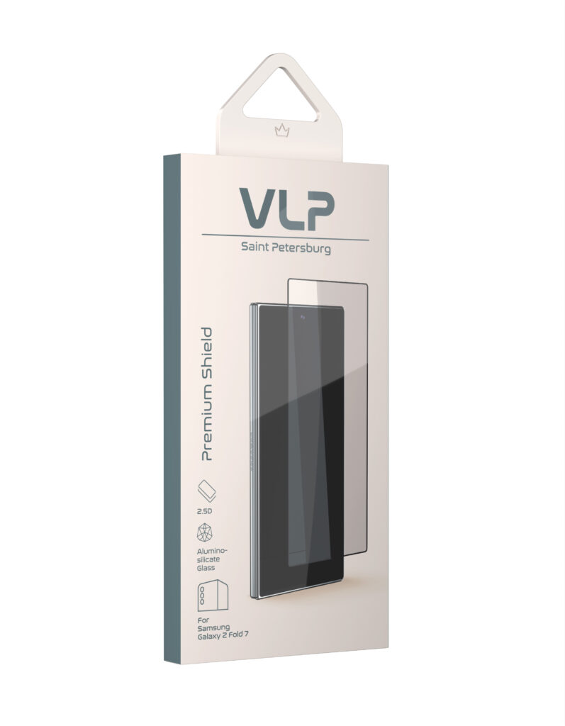 Protective glass 2.5D VLP Premium Shield for Samsung Z Fold 7 with black frame