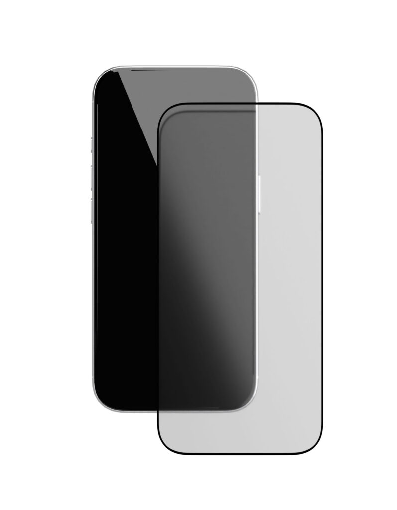 2.5D M-Glass VLP for iPhone 17/17 Pro/16 Pro with black frame