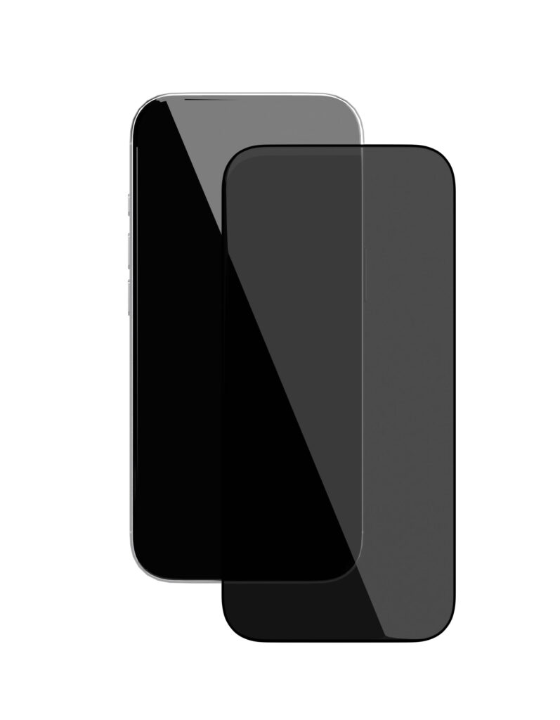 Protective glass 2.5D VLP Privacy Glass for iPhone 17/17 Pro/16 Pro with black frame