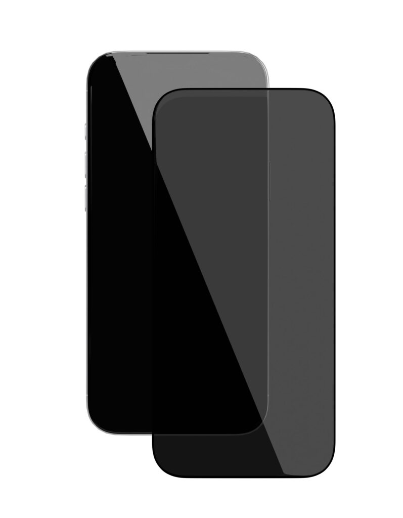 Protective glass 2.5D VLP Privacy Glass for iPhone 17 ProMax with black frame