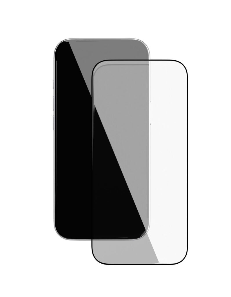 2.5D Premium Shield glass VLP for iPhone 17/17 Pro/16 Pro with black frame