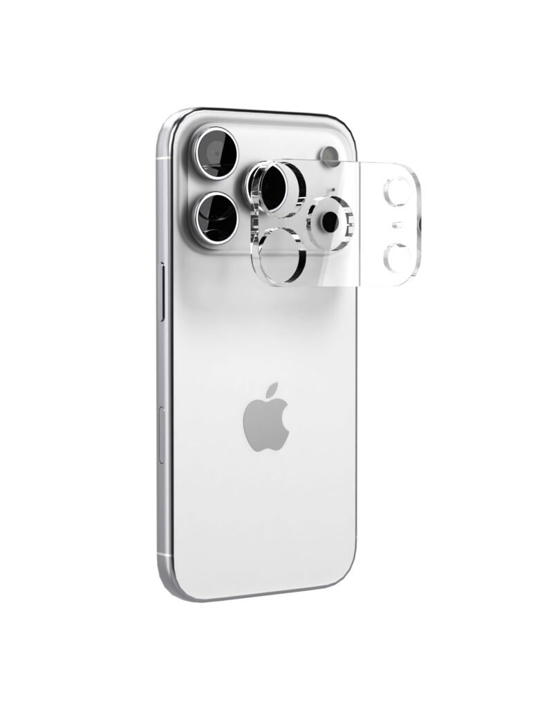 Protective glass VLP for camera for iPhone 17 Pro, no black frame