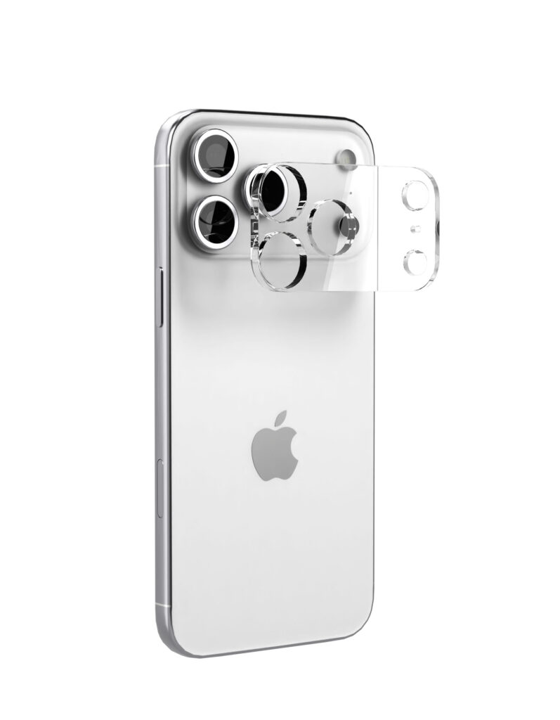 Protective glass VLP for camera for iPhone 17 ProMax, no black frame
