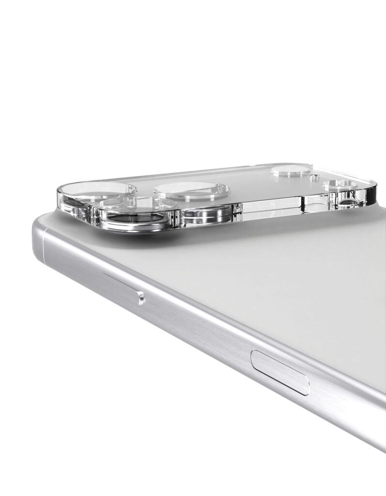 Protective glass VLP for camera for iPhone 17 ProMax, no black frame