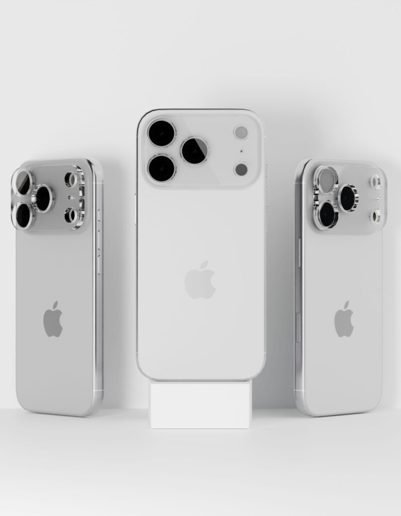 Protective glass VLP for camera for iPhone 17 Pro, no black frame