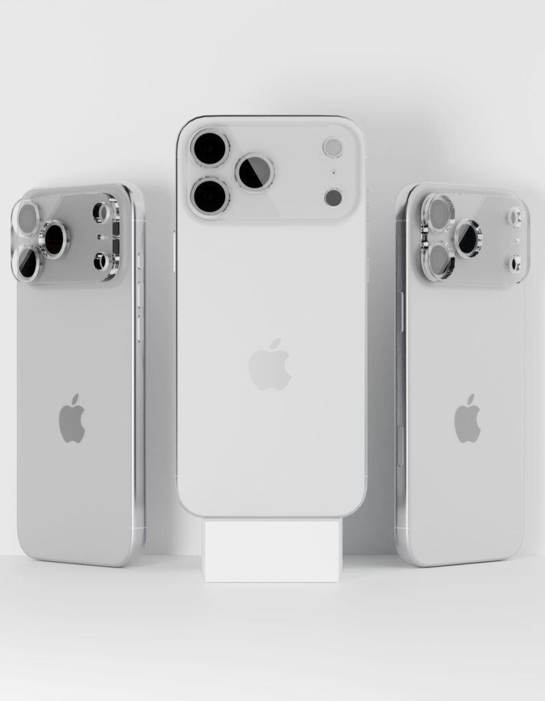 Protective glass VLP for camera for iPhone 17 ProMax, no black frame