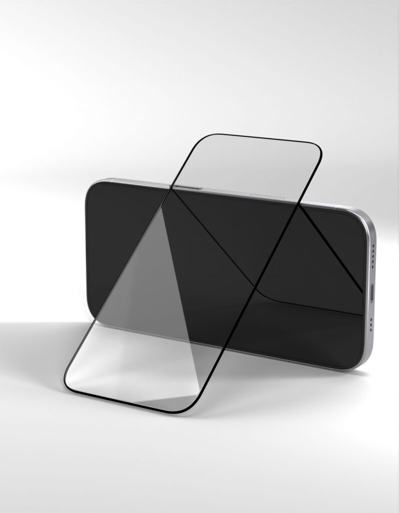 2.5D Easy Box tempered glass VLP for iPhone 17/17 Pro/16 Pro with black frame