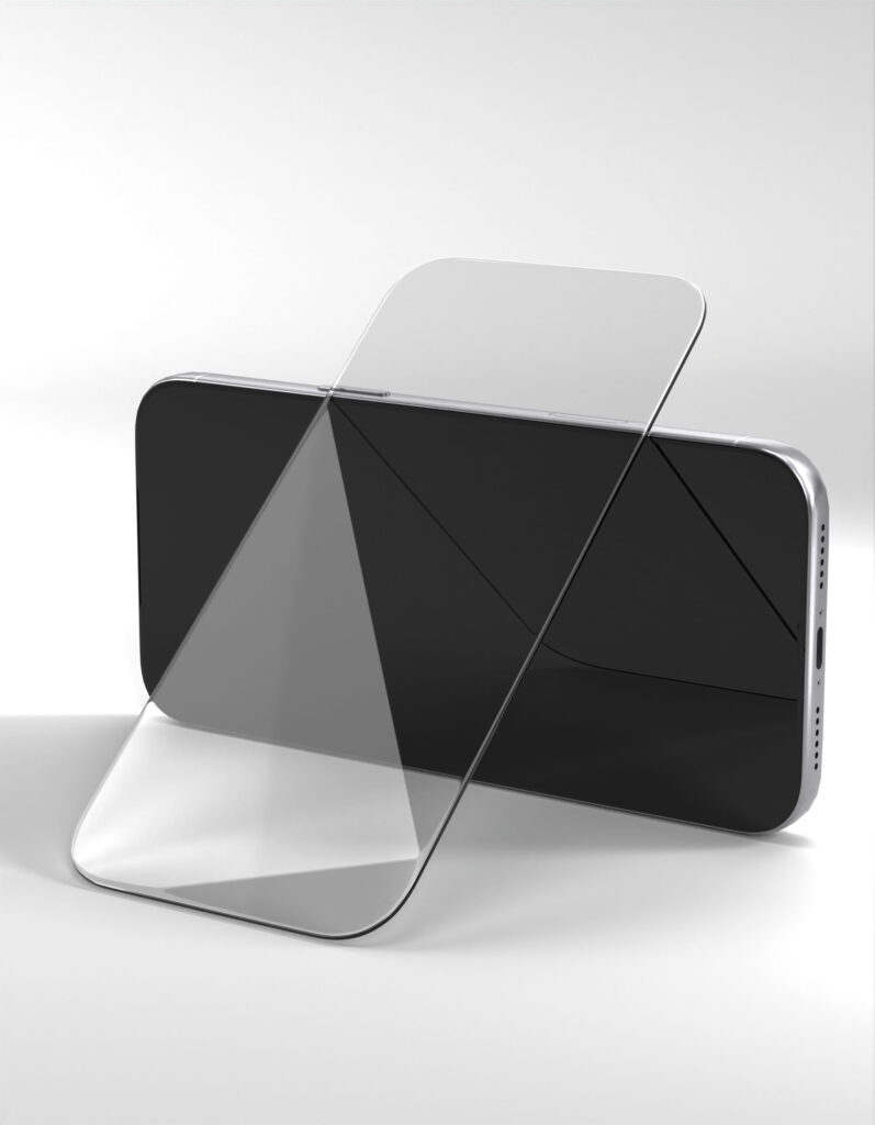 Protective glass 2.5D VLP Ice Glass for iPhone 17 ProMax, no black frame