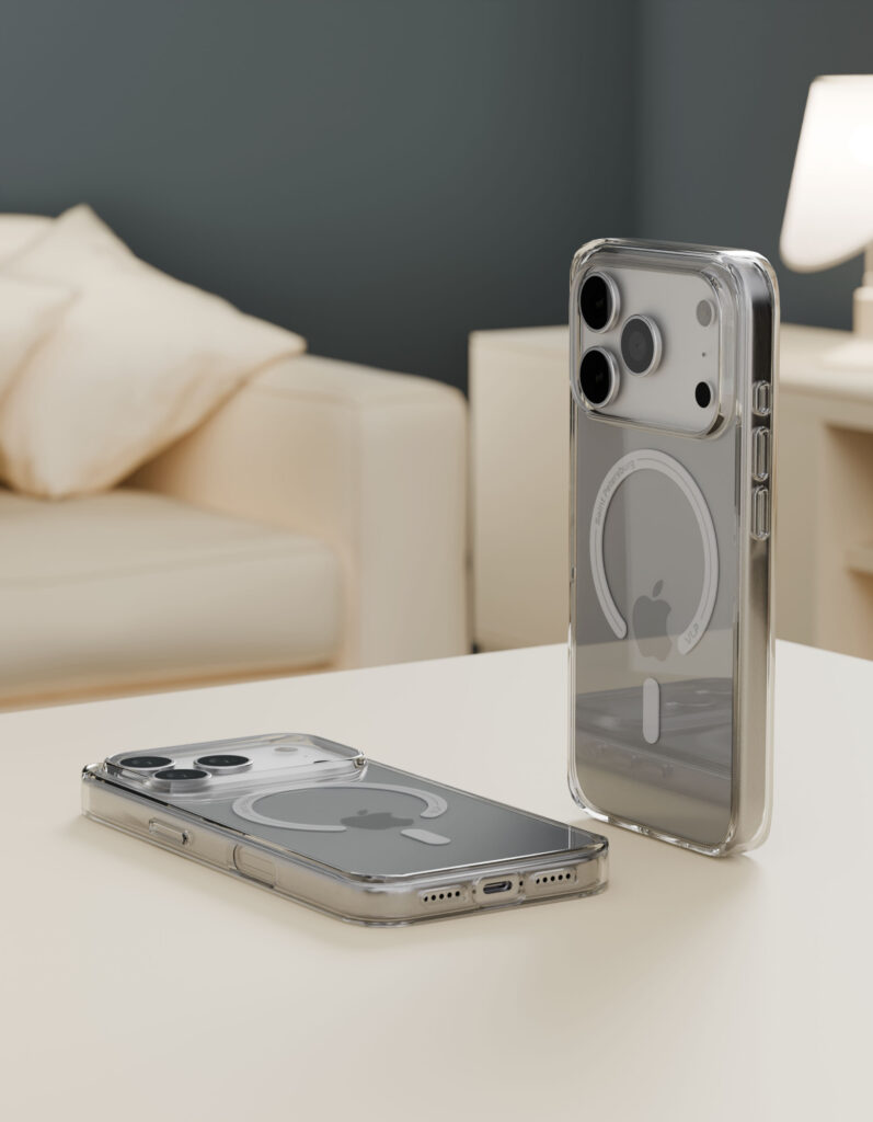 Case VLP Diamond Case with MagSafe for iPhone 17 Pro, transparent