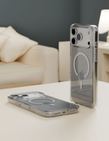 Чехол защитный VLP Diamond Case с MagSafe для iPhone 17 ProMax, прозрачный