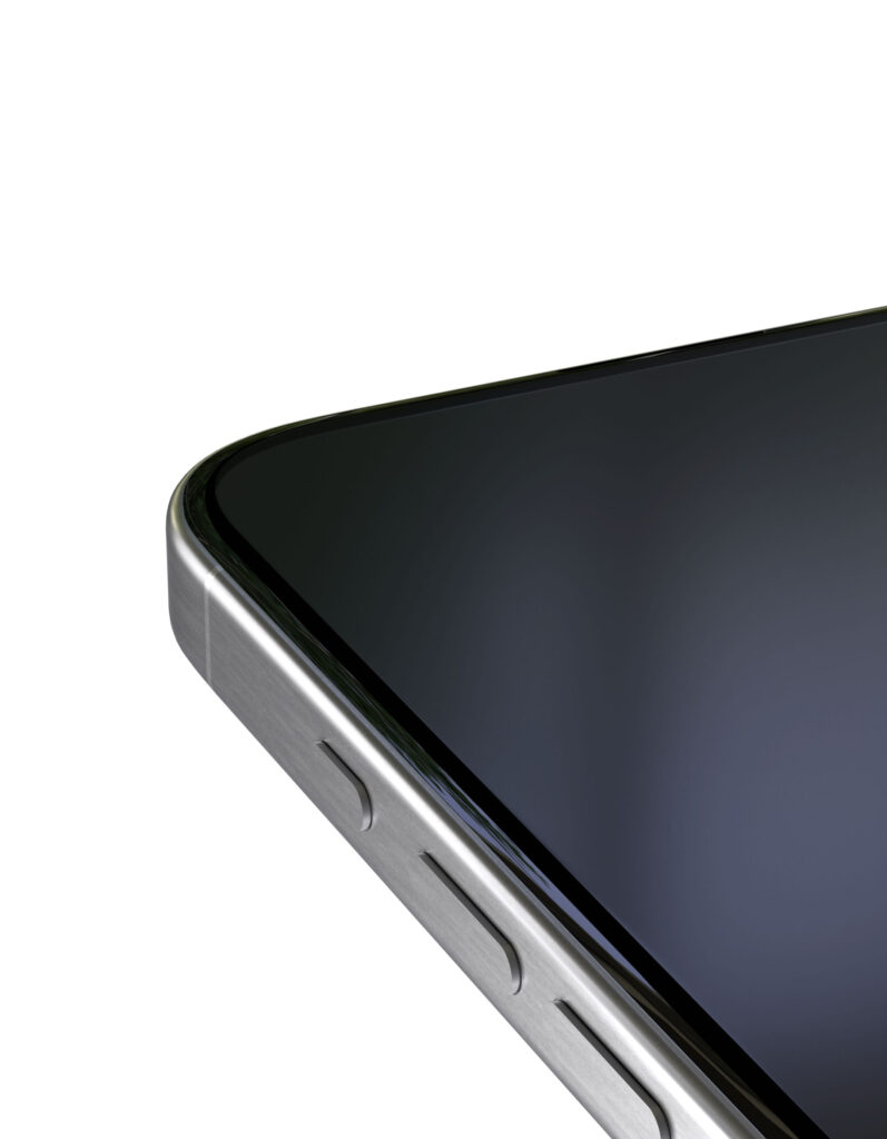 2.5D M-Glass VLP for iPhone 17/17 Pro/16 Pro with black frame