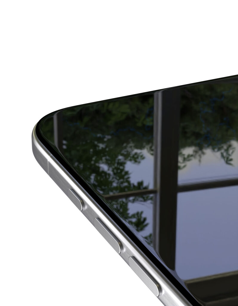 Protective glass 2.5D VLP Premium Shield for iPhone Air, with black frame