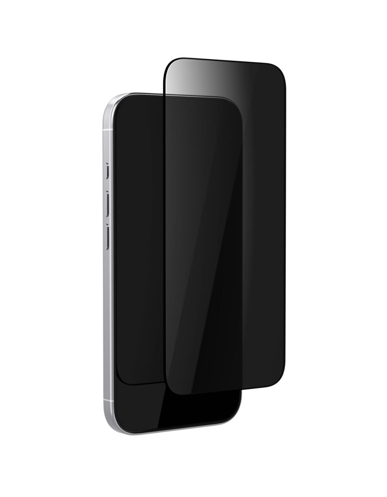 Protective glass 2.5D VLP Privacy Glass for iPhone 17/17 Pro/16 Pro with black frame