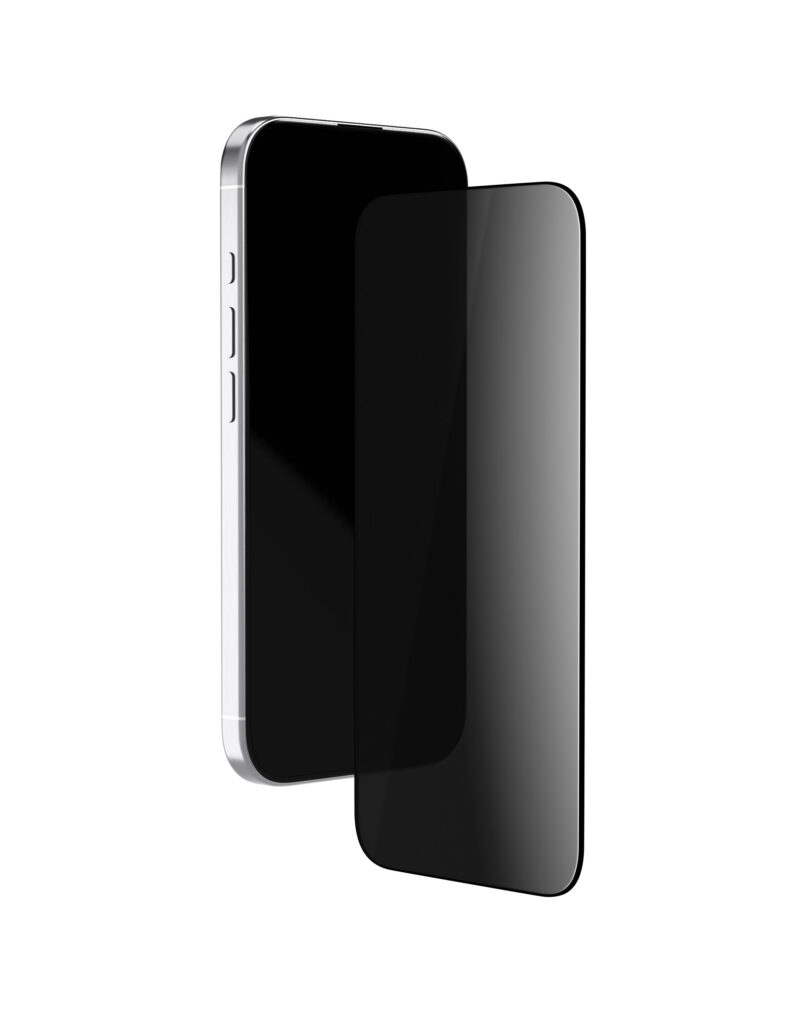 Protective glass 2.5D VLP Privacy Glass for iPhone 17/17 Pro/16 Pro with black frame