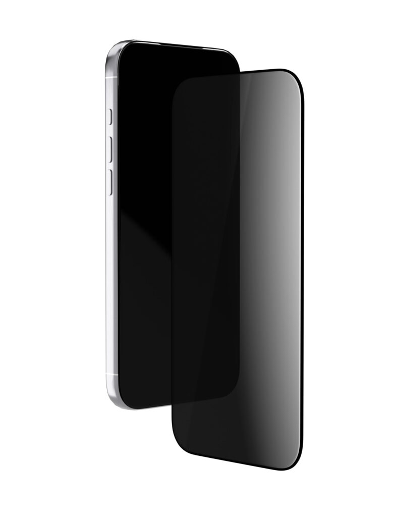 Protective glass 2.5D VLP Privacy Glass for iPhone 17 ProMax with black frame