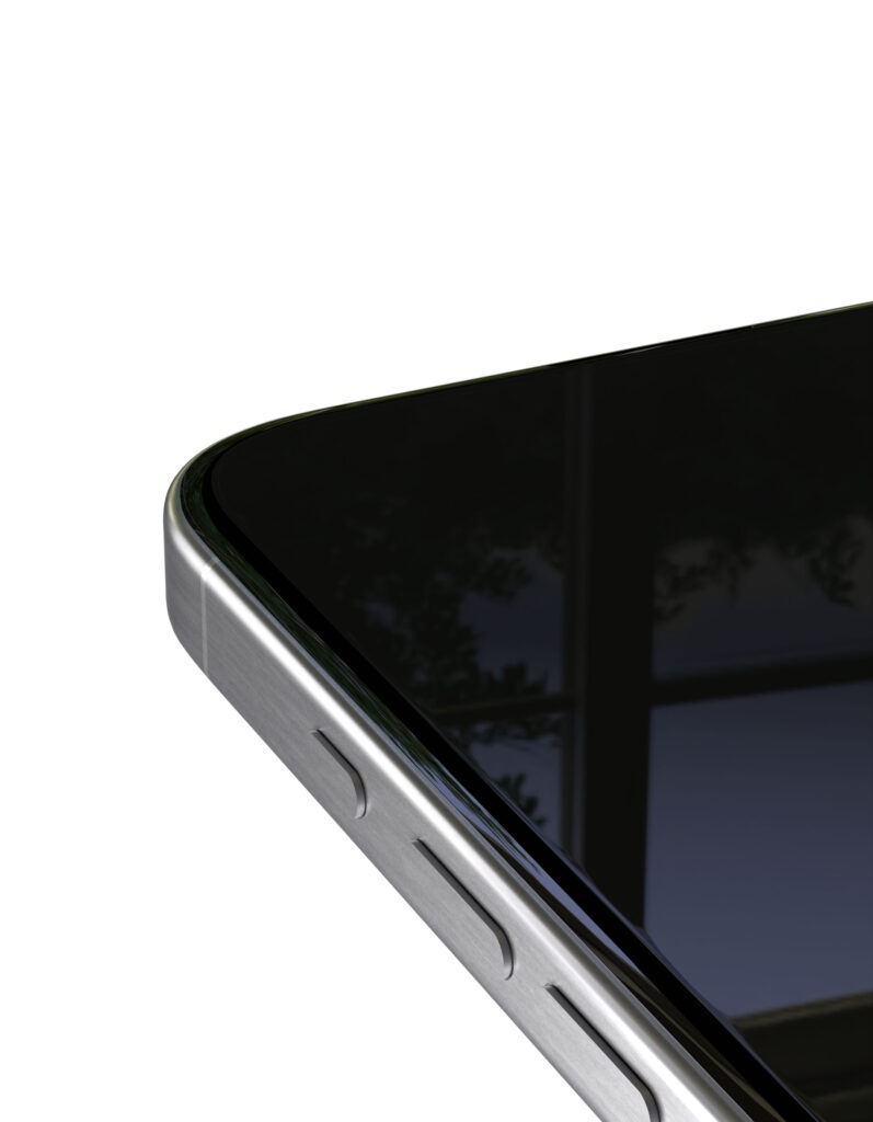 Protective glass 2.5D VLP Privacy Glass for iPhone 17/17 Pro/16 Pro with black frame