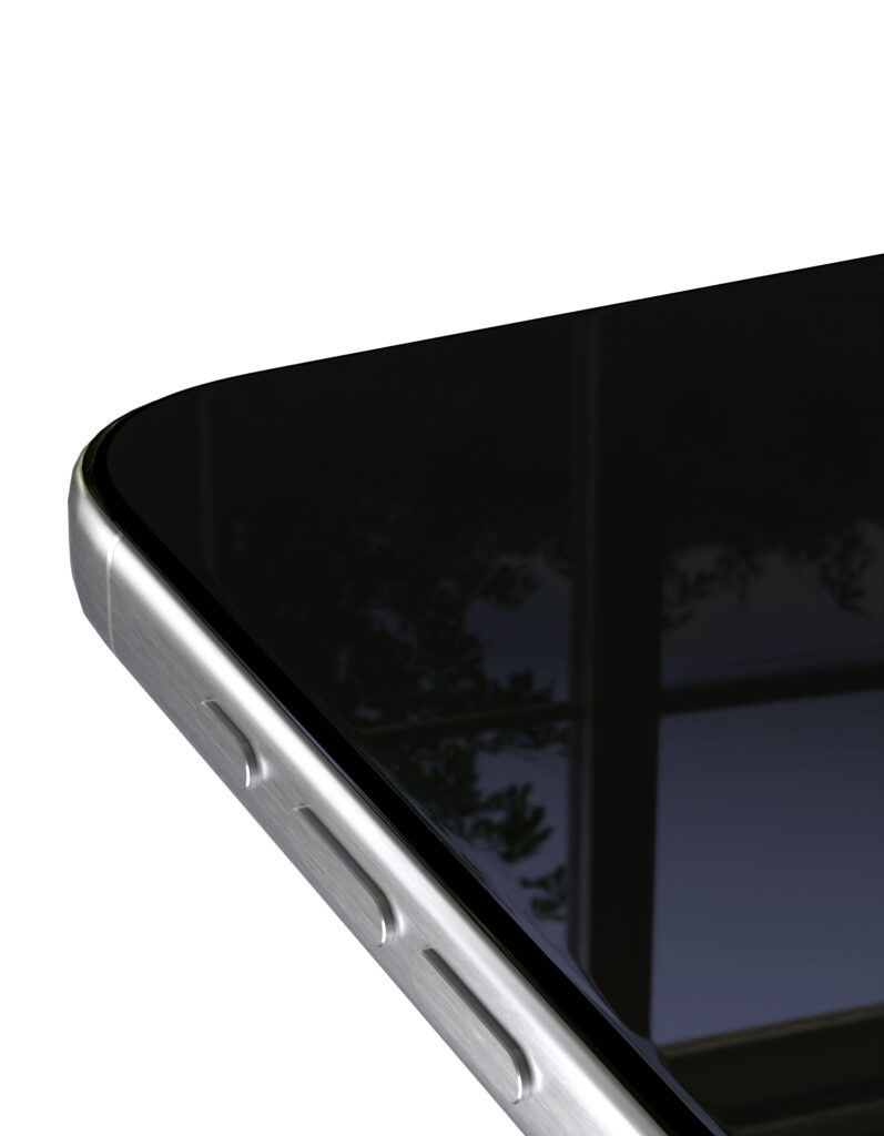 Protective glass 2.5D VLP Privacy Glass for iPhone 17 ProMax with black frame