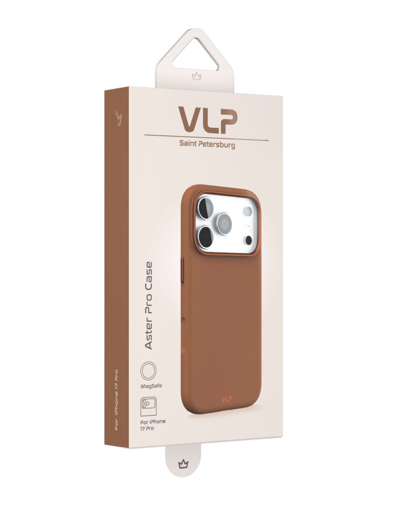 Case VLP Aster Pro Case with MagSafe for iPhone 17 Pro, mocha