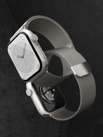 Ремешок из нержавеющей стали VLP для Apple Watch 42/44/45, шампань