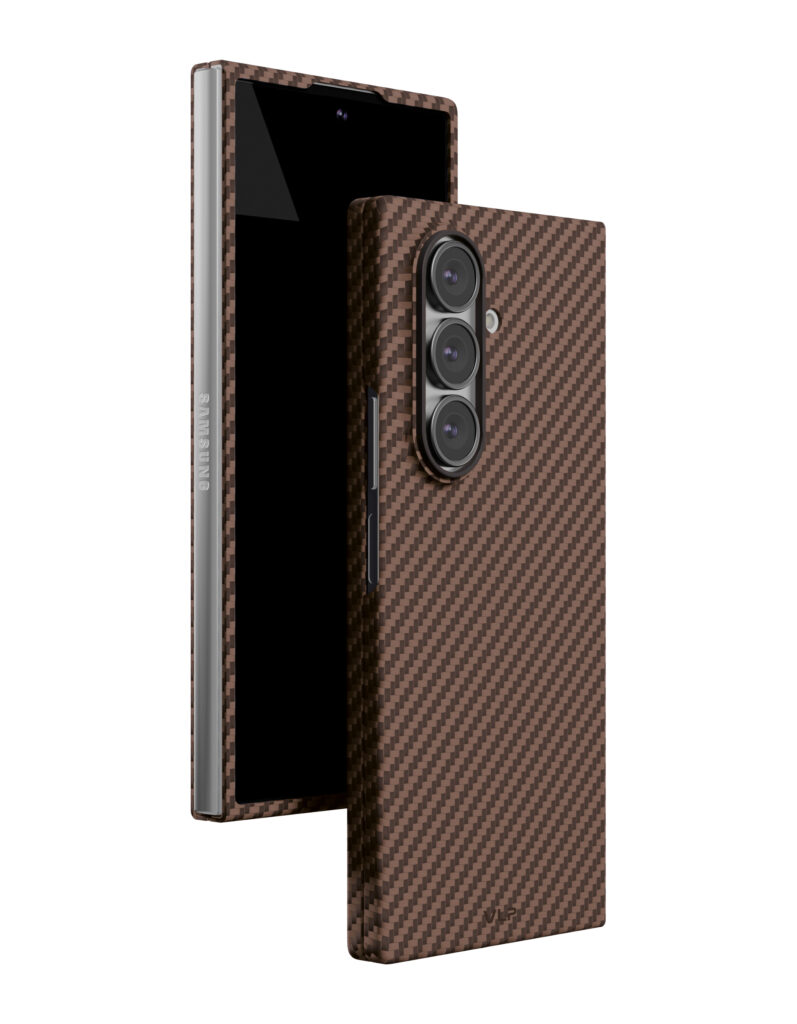 Case VLP Kevlar Case with MagSafe for Samsung Z Fold 7, brown