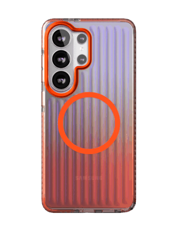 Чехол защитный VLP Pulse Case с MagSafe для Samsung Galaxy S26 Ultra, оранжевый