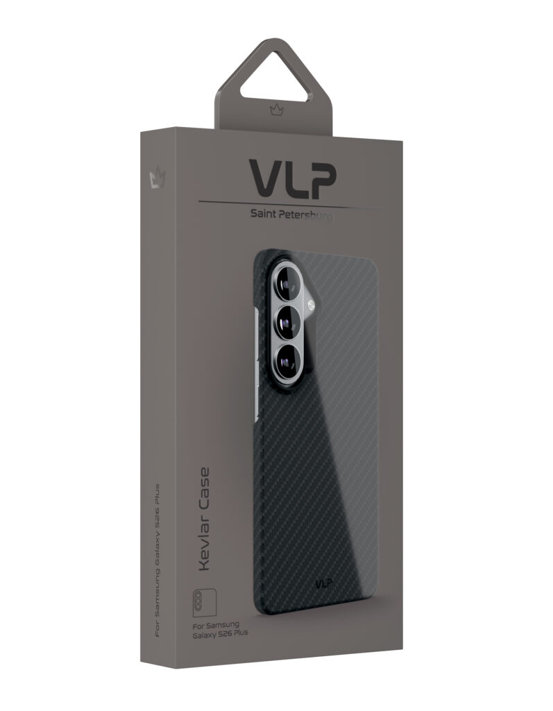 Case VLP Kevlar Case with MagSafe for Samsung Galaxy S26 Plus, black