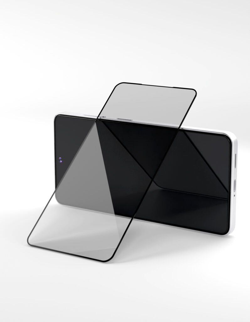 Protective glass 2.5D VLP Easy Box for Samsung Galaxy S26, with black frame