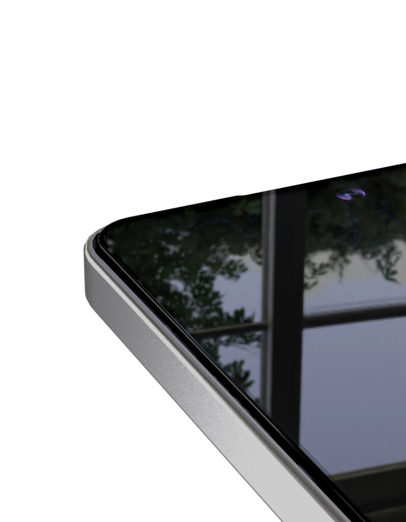 Protective glass 2.5D VLP Easy Box for Samsung Galaxy S26, with black frame